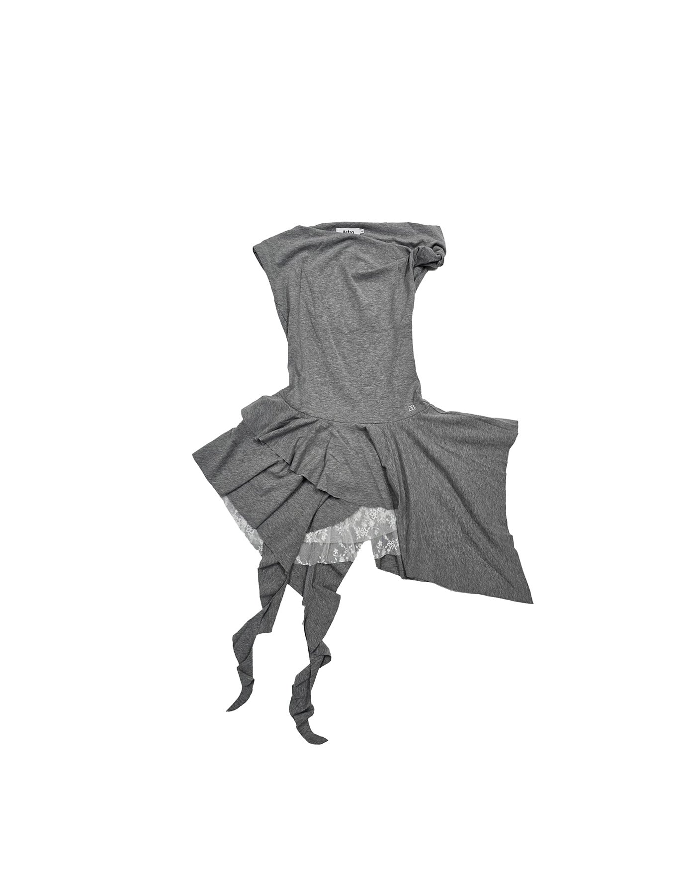 Gravity Curve Off -Shoulder Dress